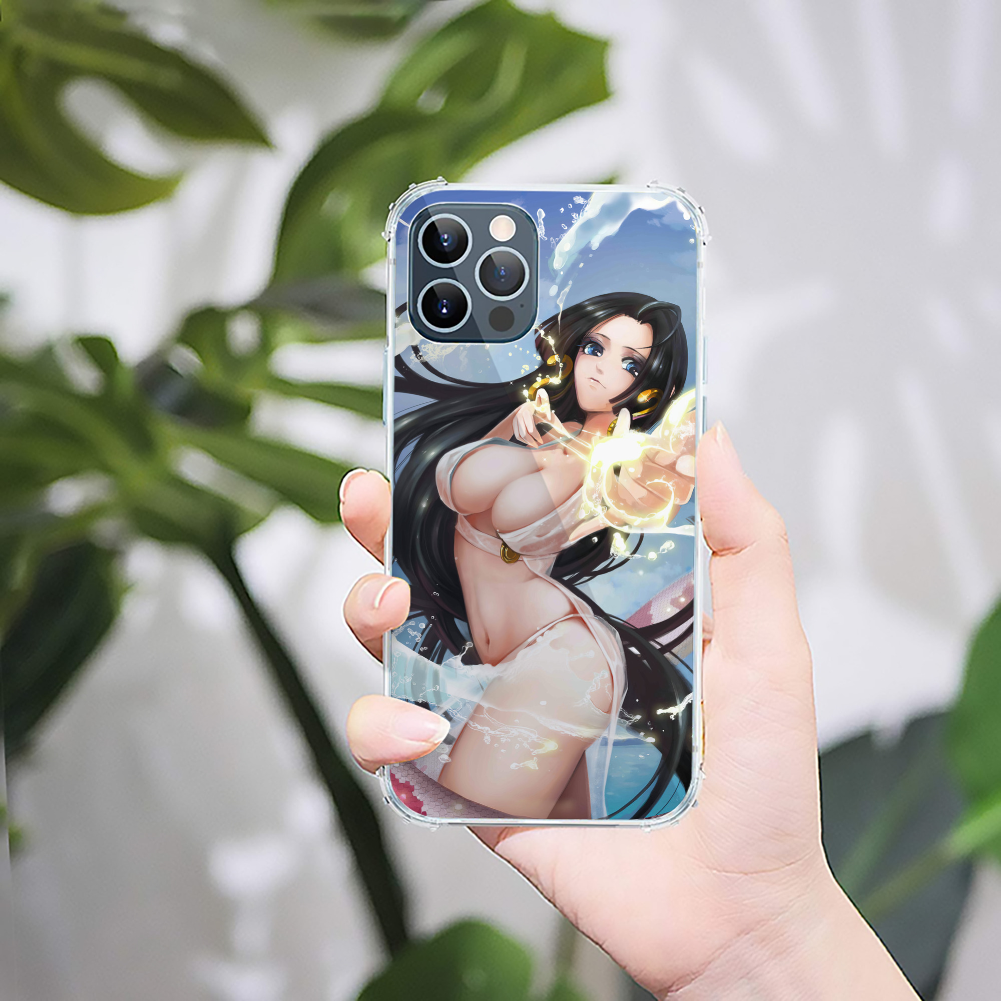 （画像用） ワンピース ONE PIECE 【iPhone 12シリーズ対応】透明スマホケース（クリアソフトケース）